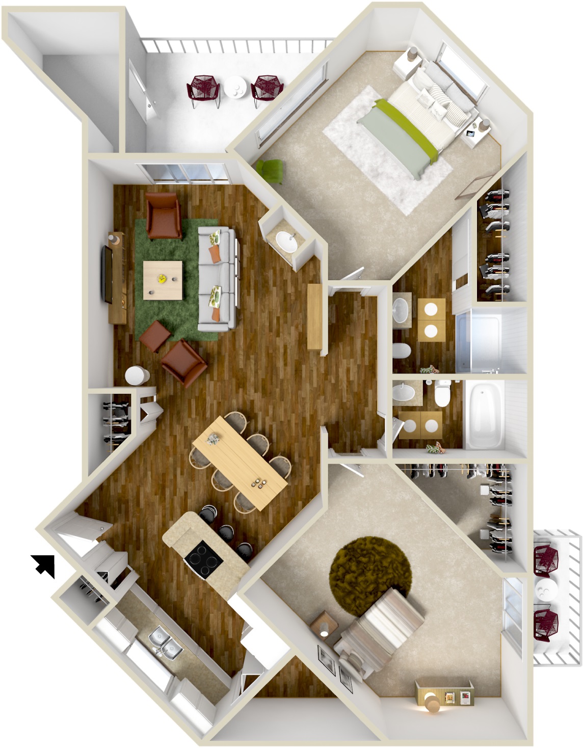 Floor Plan Availability Genoa Lakes Apts in Mesa, AZ